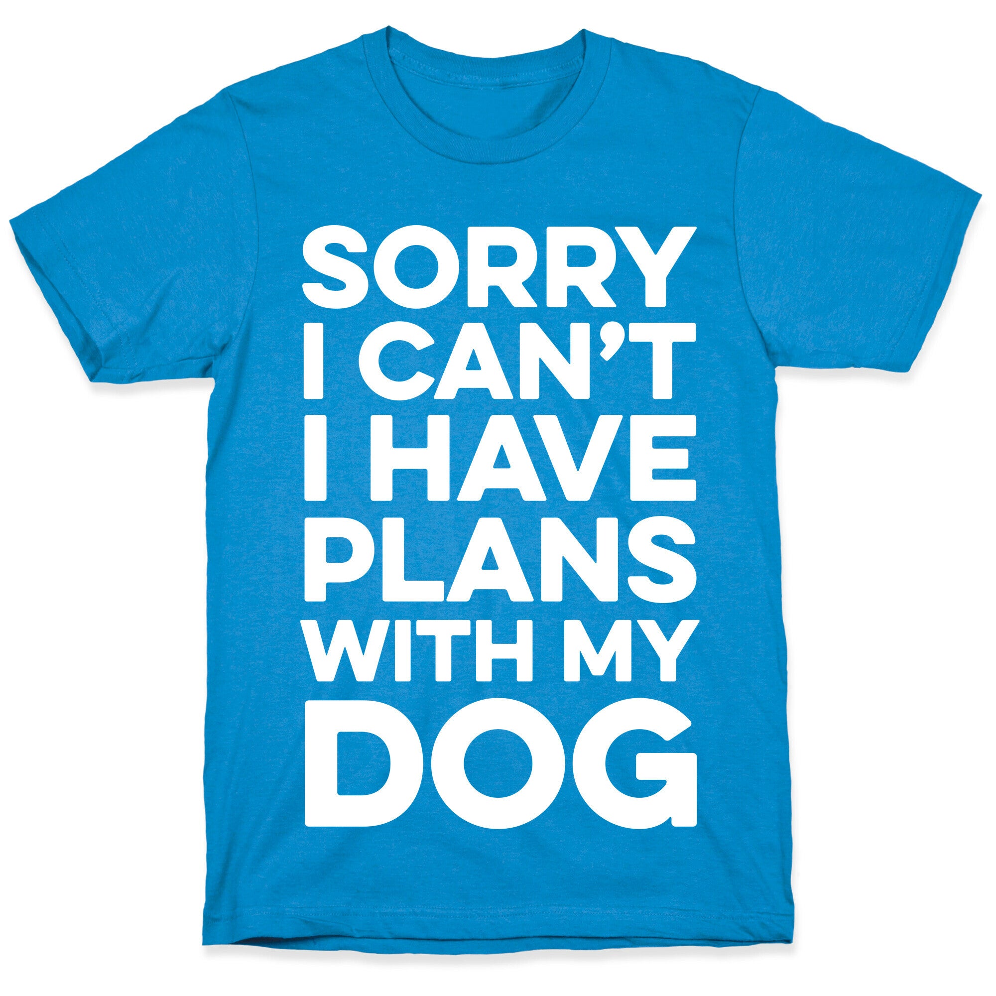 Sorry I Can't I Have Plans With My Dog T-Shirt